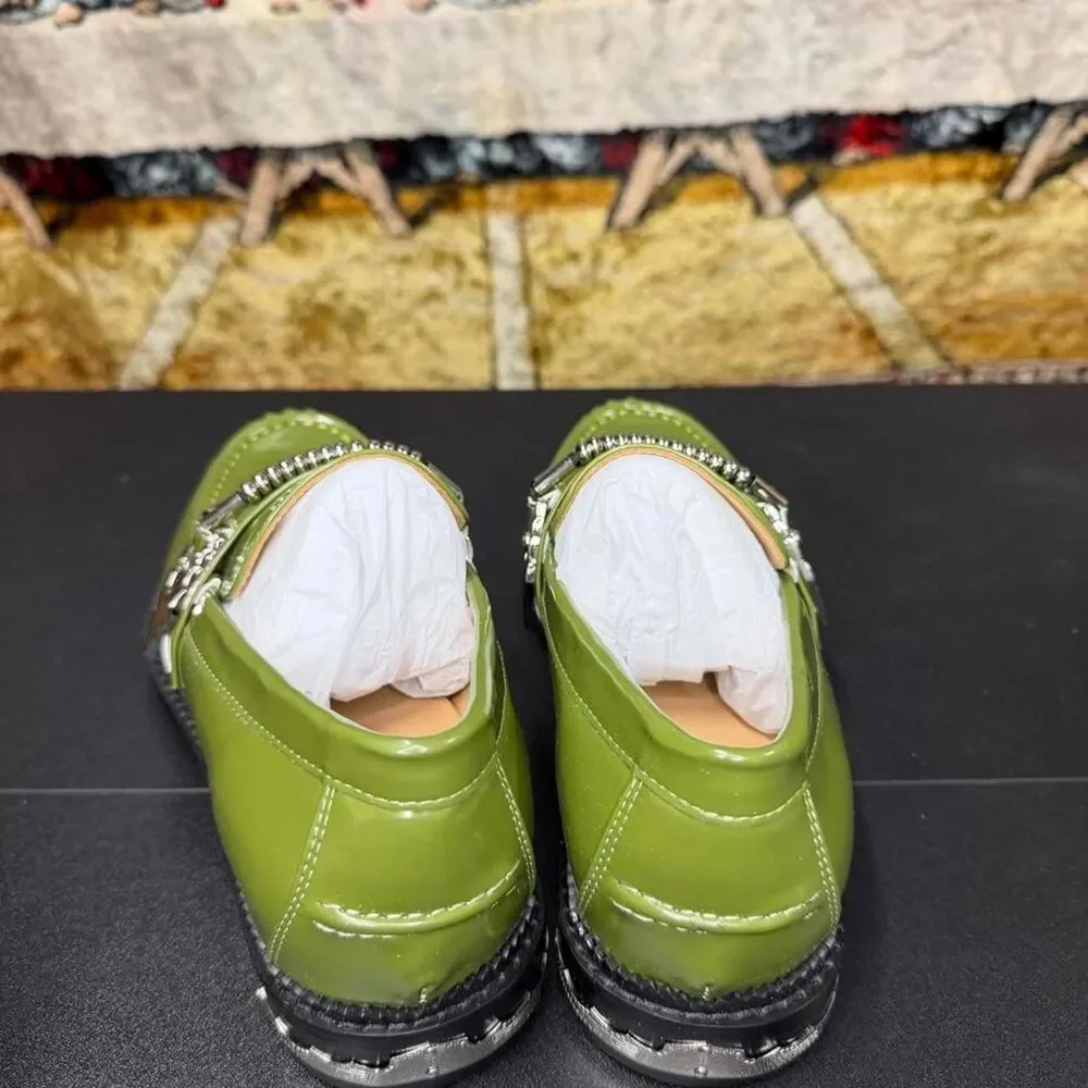 Unbranded Men's Green Loafers